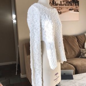 Leith Knit white sweater